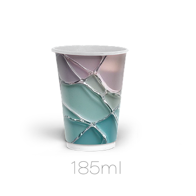 Стакан 2-шаровий "Кристал" на 185мл - 25шт/уп