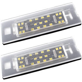 Fiat Panda 2003- 2012- LED підсвічування номерного знака 2 шт. встановити