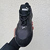 Чоловічі шкіряні кросівки (натуральна шкіра) чорні демісезонні для чоловіків на весну осінь, розміри 40-45, фото 3