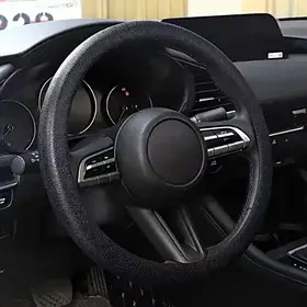 Чохол на кермо чорний силіконовий  арт 4433-2