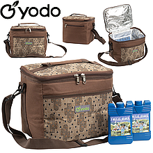Термосумка для пікніка термосумка для їжі термосумка для обідів ізотермічна YODO 8L Cactus Brown