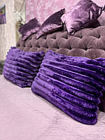 Наволочки шарпей на замку розмір 50х70 баклажан