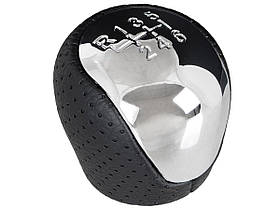 Ручка КПП Kia Cerato ЧОРНА + ХРОМ 6 СК