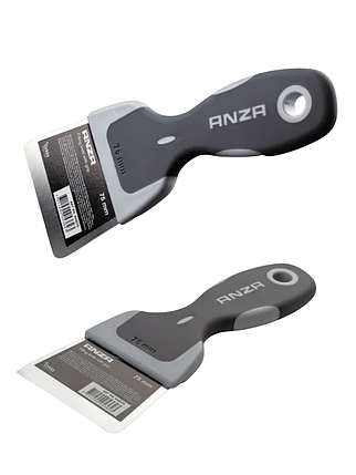 Шпатель металевий Anza 80мм, фото 2