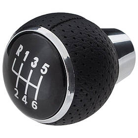 Mitsubishi ASX III 2010- 6-SPEED Ручка КПП ЧОРНА ПЕРФОРОВАНА ЕКО ШКІРА