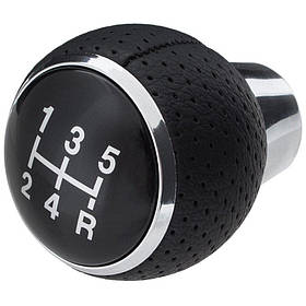 Mitsubishi Lancer VIII 2007- 5-ШВИДКІСТЬ Ручка КПП ЧОРНА ПЕРФОРОВАНА ЕКО ШКІРА