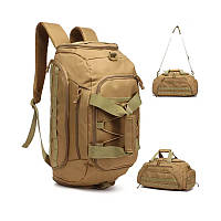 Сумка-рюкзак транспортна 35L, oxford, койот. PRC