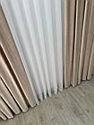 Оксамитові(велюрові) однотонні штори турецької якості. Колір: бежевий, фото 8