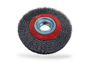 Щітка металева для шліфера діаметр 150мм.