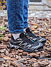 Чоловічі кросівки Salomon XT-6 gore-tex black silver Саломон Гортекс чорно-сірі водостійкі, фото 10