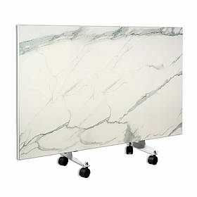 Керамічний панельний обігрівач Grunhelm GCH-500WH 500 Вт настінний з терморегулятором