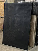 Панель перфорований лист 150х100см чорний настінний посилений по периметру трубою