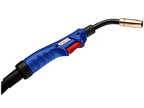 Пальник зварювальний з рукавом поворотний гусак MIG/MAG євророз'єм VITA Іскра (EP-0004) дріт 0.6–1.2 мм 200А 3м