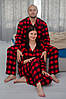 Жіноча піжама з фланелі в клітинку сорочка та штани PAPLYK 0072, фото 2