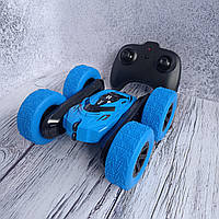 Трюкова машинка перевертень на радіокеруванні Rapidly синій для дітей та підлітків для виконання акробатичних трюків