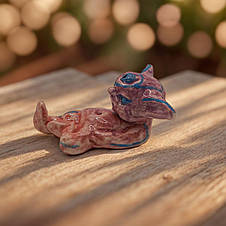 Фігурка ручної роботи керамічна, іграшка декоративна / Статуетка для дому з кераміки, фото 2