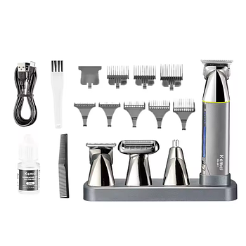 Машинка для стрижки волосся Kemei Km-681 18 в 1 акумуляторна для догляду за тілом та бородою