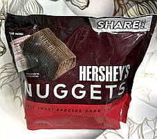 Цукерки Hershey's Nuggets Special Dark чорний шоколад