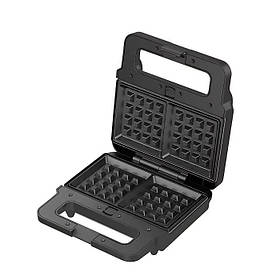 Мультимейкер електричний Hoffmans HM-3019 3в1 зі змінними формами 1000W см Grey-Black (3_07383)