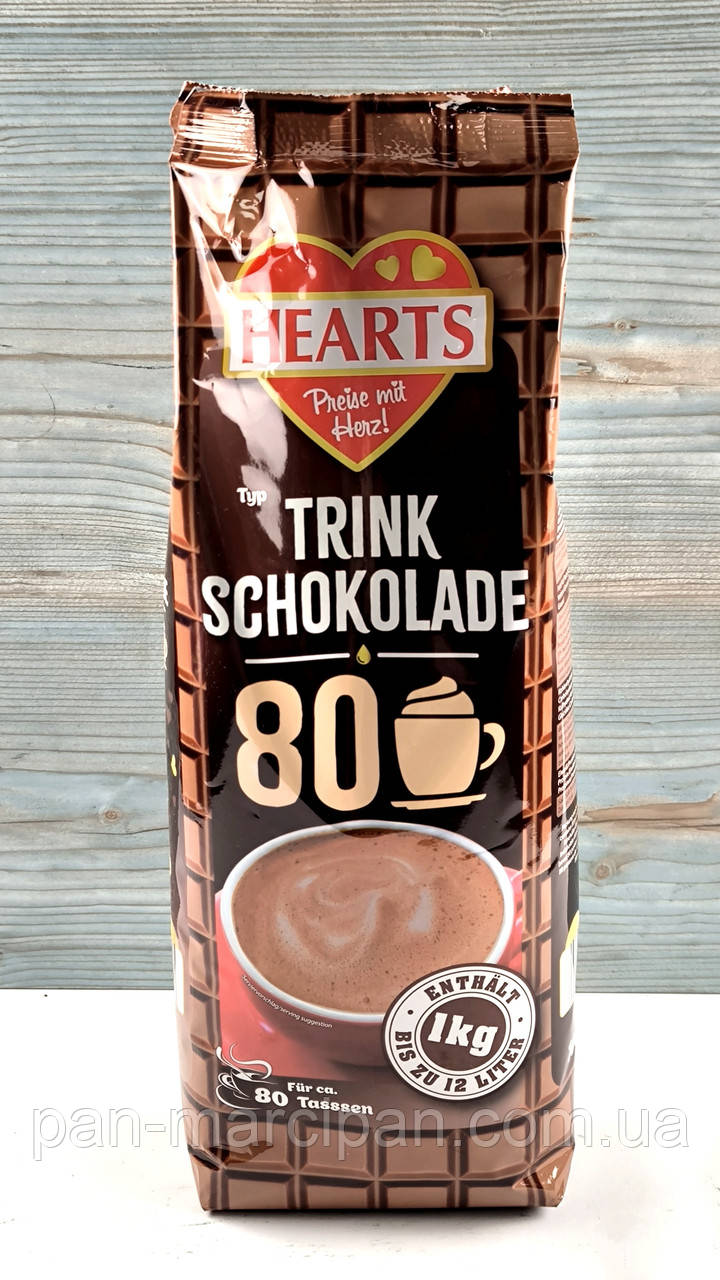 Гарячий шоколад Hearts Trink Schokolade 1 кг, фото 1