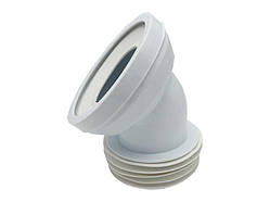 Коліно фанове для унітазу MILLZ, ф115_L143, кут нахилу 45° FT3050115/147