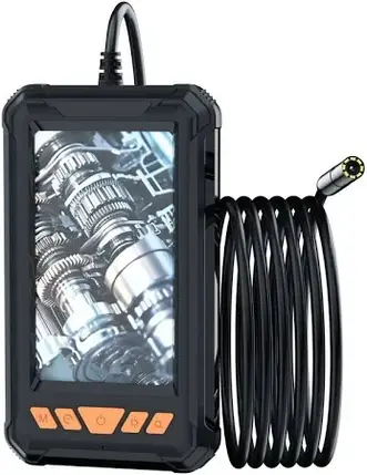 Ендоскоп автомобільний з монітором 4.3", технічний відеоендоскоп з екраном 2 м 5,5 мм водонепроникний, фото 1