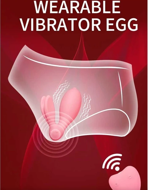 Жіночий вібратор із пультом від USB, стимулятор точки G і клітора, Вібратор у трусики, Інтимні іграшки, фото 1