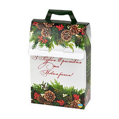 Солодкий новорічний подарунок, набір №16, 1000 г. замовлення від 16 шт.