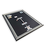 Дзеркало з LED підсвічуванням та сенсорним вимикачем 900 х 700 мм., фото 3