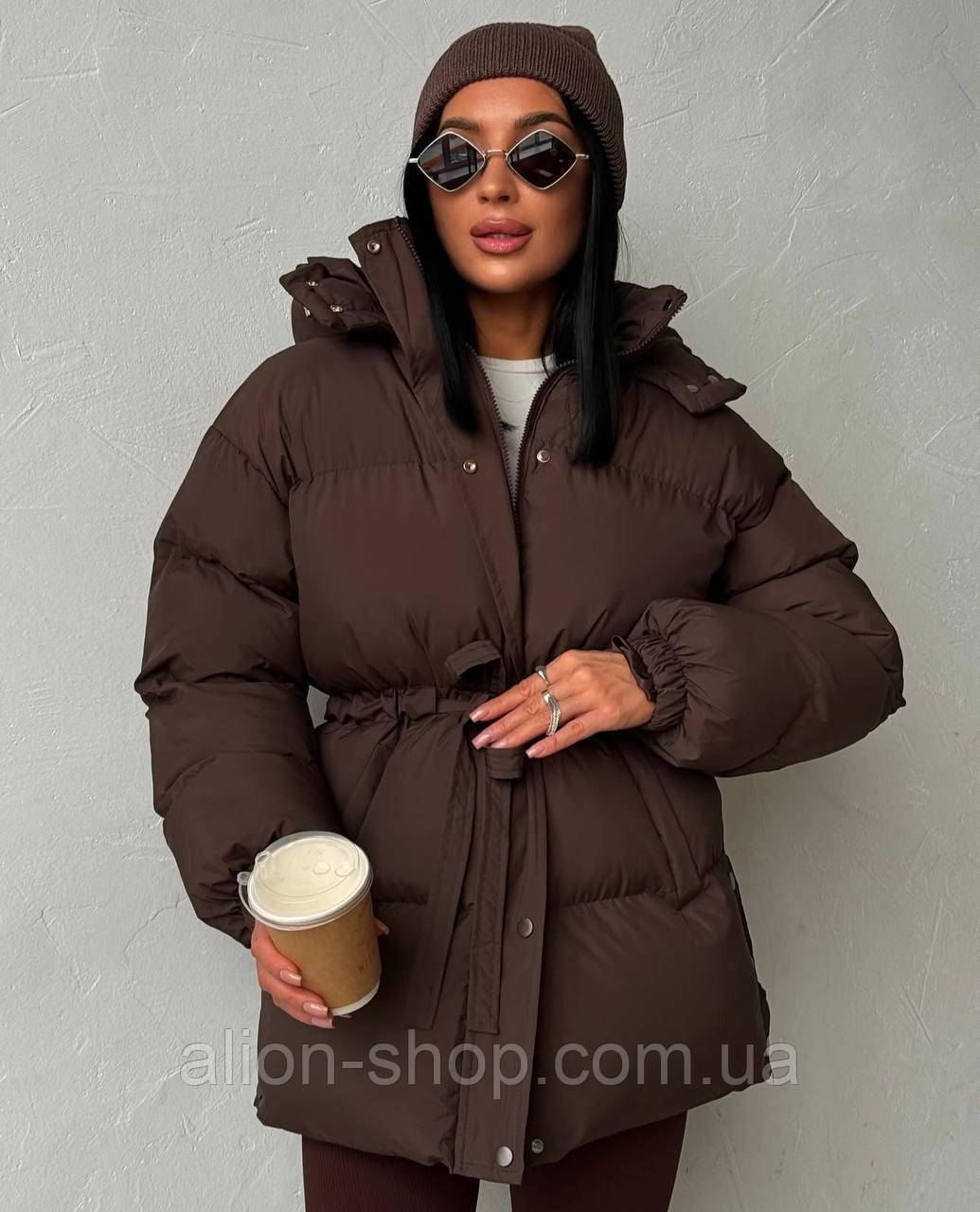 Жіноча зимова куртка 42-48 новинка 2025, фото 1