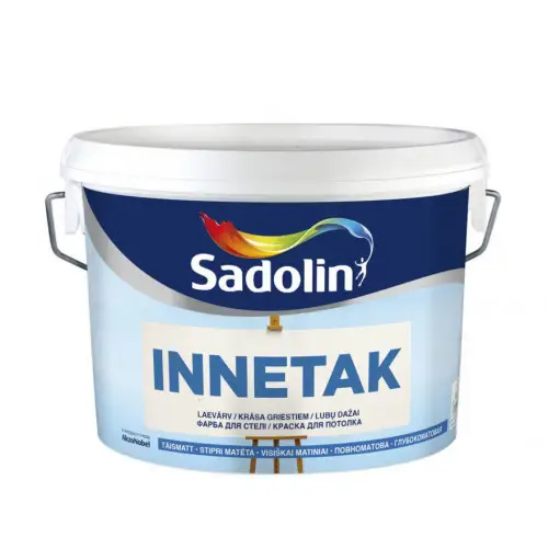 Фарба для стелі Sadolin Innetak біла глибокоматова 5 л, фото 1