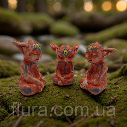 Фігурка ручної роботи керамічна, іграшка декоративна / Статуетка для дому з кераміки, фото 1