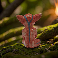 Фігурка ручної роботи керамічна, іграшка декоративна / Статуетка для дому з кераміки, фото 3