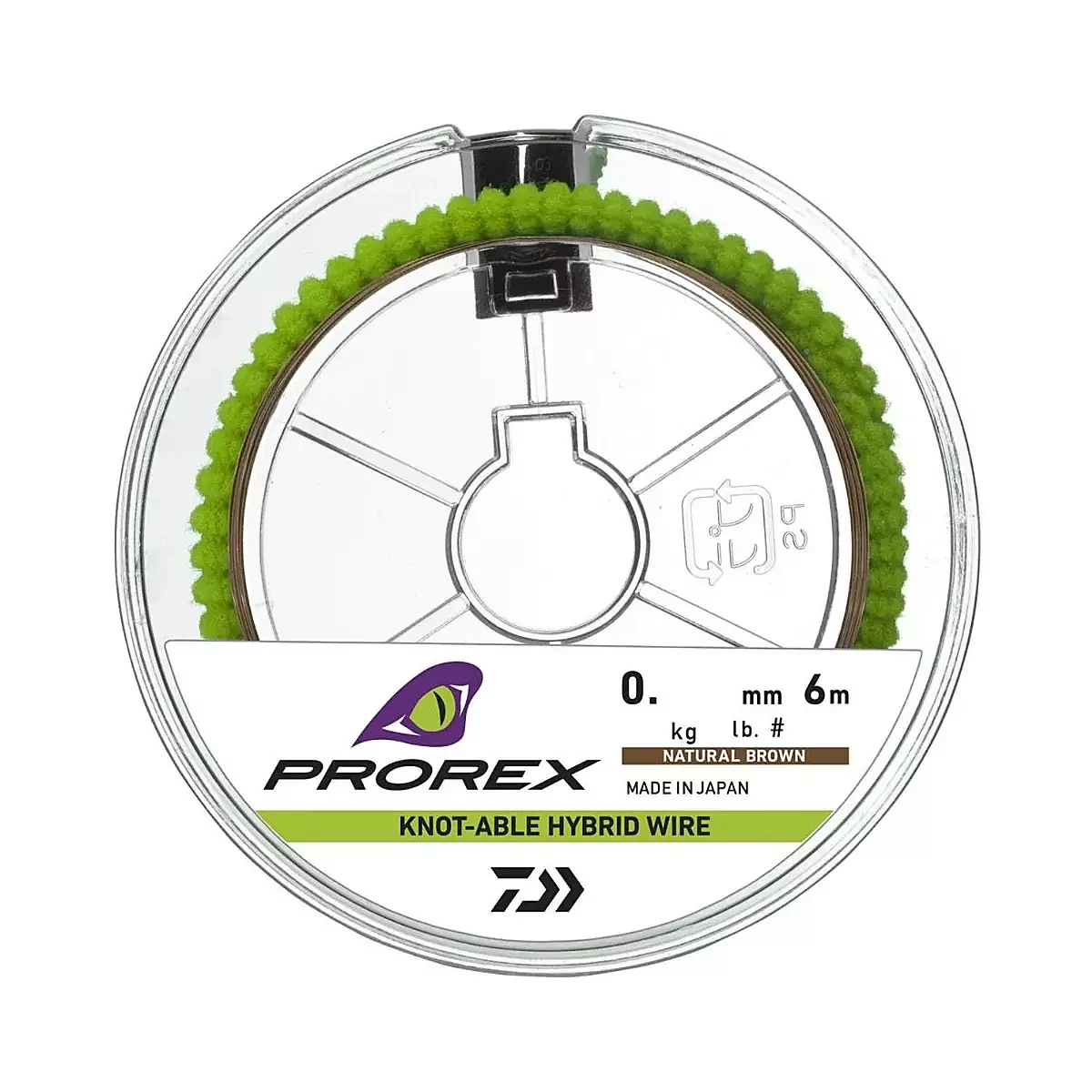 Повідковий матеріал Daiwa Prorex Hybrid Knotable Wire Brown 6m 2.9kg 0.226mm (190727) 17930-029, фото 1