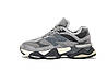 Зимові чоловічі кросівки New Balance 9060 winter fur Grey сірі Нью баланс з хутром замшеві зима, фото 8