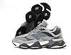 Зимові чоловічі кросівки New Balance 9060 winter fur Grey сірі Нью баланс з хутром замшеві зима, фото 2