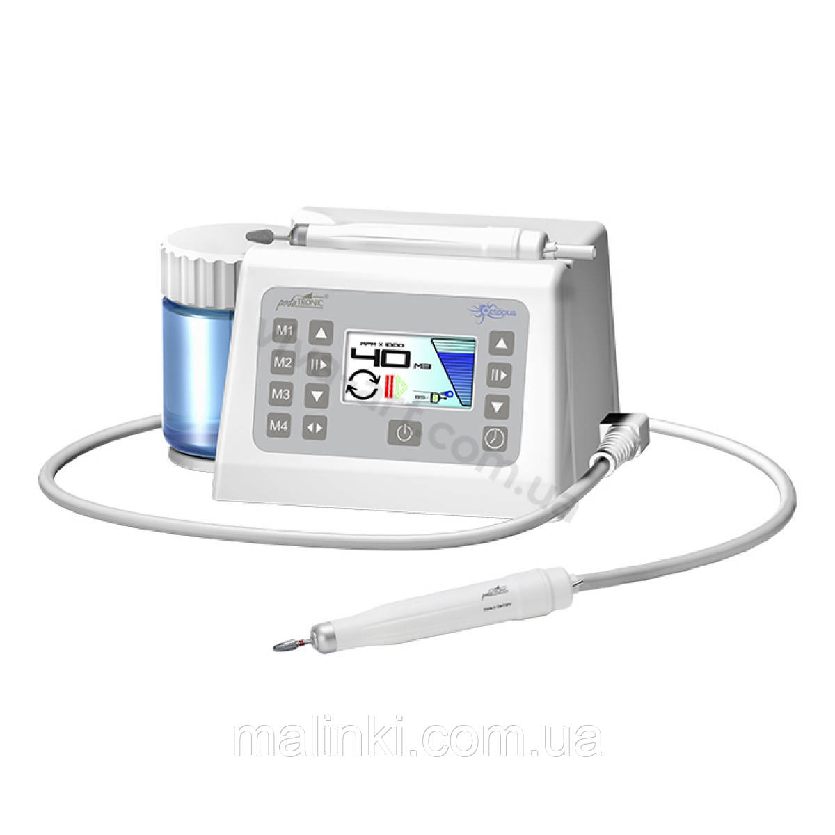 Апарат зі спреєм Podotronic OCTOPUS преміум класу, 40 000 об./хв, Німеччина, фото 1