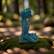 Керамічна фігурка ручної роботи / Статуетка для декору з кераміки, талісман для дому, фото 3