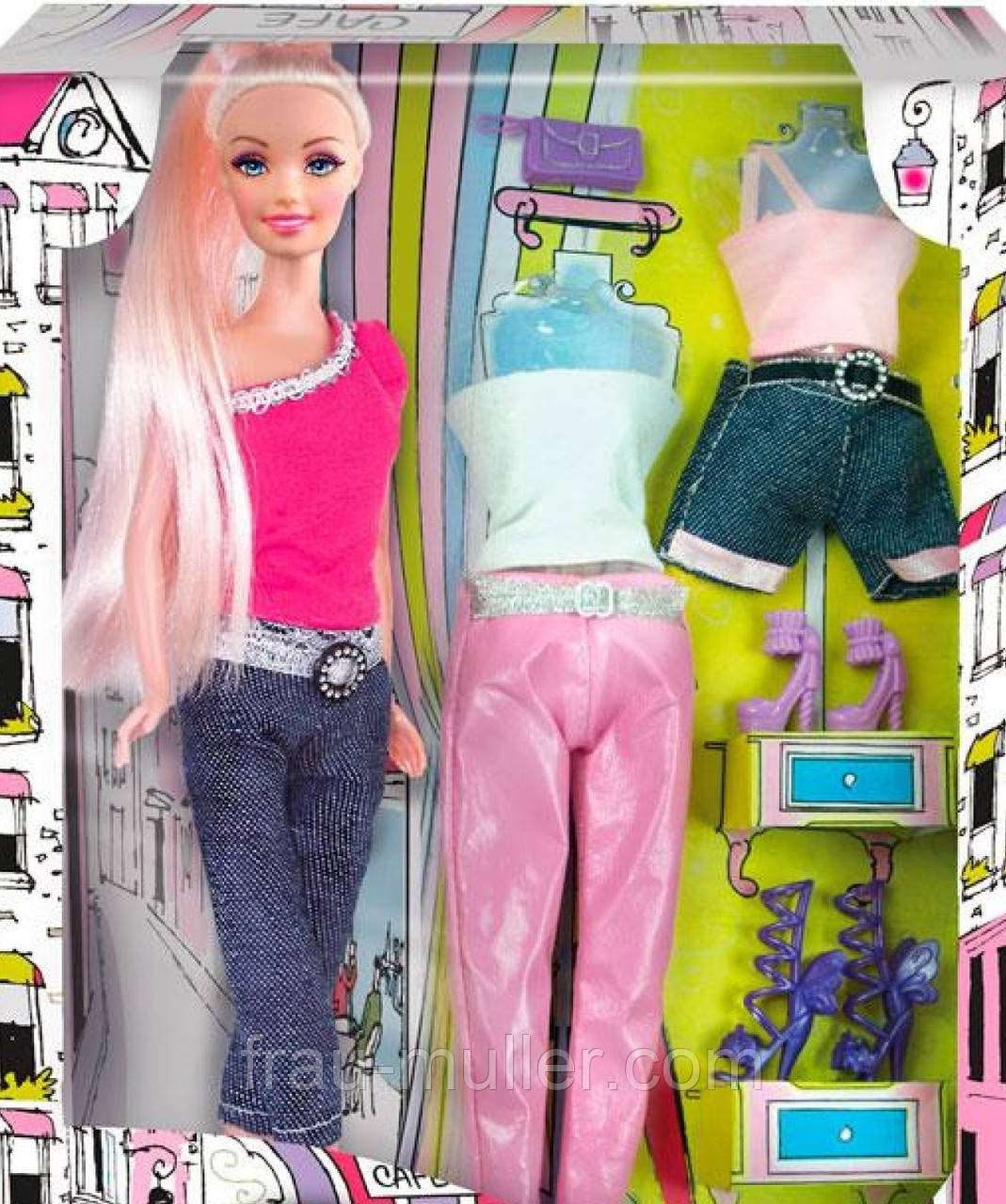 Лялька з набором модного одягу Alexika, фото 1