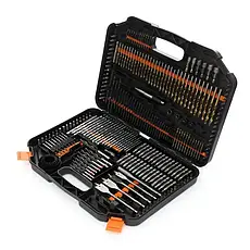 Комплект свердл та біт по металу/бетону/дереву Kraft&Dele KD999, фото 2