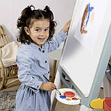 Двосторонній мольберт "Літери та цифри", з боксами для аксес. та палітрою для фарб (7600410106), фото 4