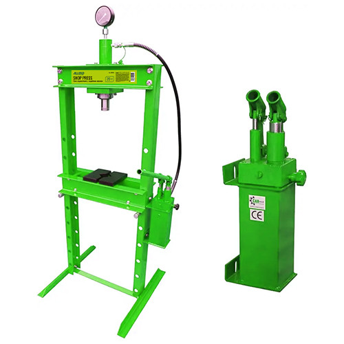 Гідравлічний прес 20 тонн з подвійним насосом (швидкий/повільний) Alloid AL-2020B, фото 1