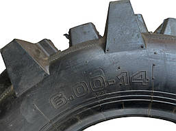 Покришка з камерою 6.00-14 на мотоблок, (8PR), вантажність: 635 кг "SUPER SPIKE", фото 4