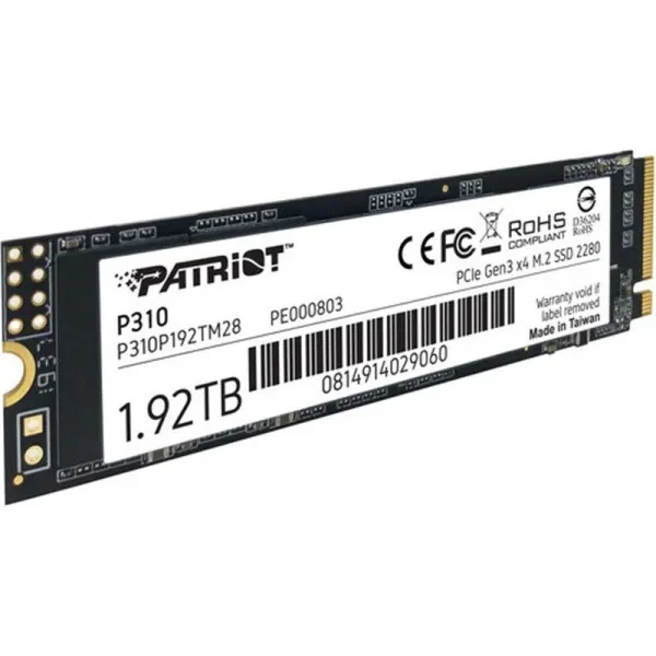 Внутрішній SSD диск Patriot P310 (P310P192TM28) 1.92TB, фото 1