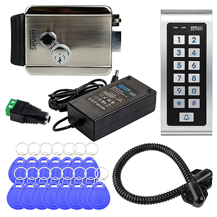 Розумний смарт комплект контролю доступу з електромеханічним замком SEVEN KA-7849, фото 1