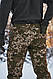 Тактичні чоловічі штани з кишенями на липучках зносостійкі брюки зі вбудованими наколінниками ріп-стоп камуфляж - фото 6 - id-p2771075317