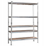 Складаний стелаж сталевий 5 полиць, 300 кг для інструментів і товарів, фото 2