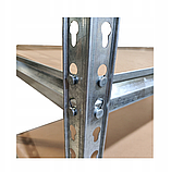 Металевий стелаж для зберігання Mirpol 180 x 100 x 60 см, макс. 300 кг на полицю, фото 4