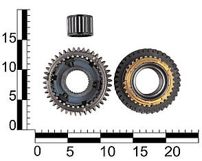 Шестірня КПП ВАЗ 21083, 2 передачі у зб. (муфта, шестерня, синхрон.) (під синхрон. 2110), фото 2