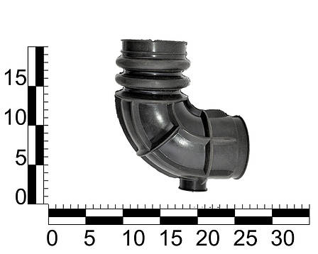 Патрубок впускної труби ВАЗ 21214 інжекторний, маленький, "хобот", фото 2
